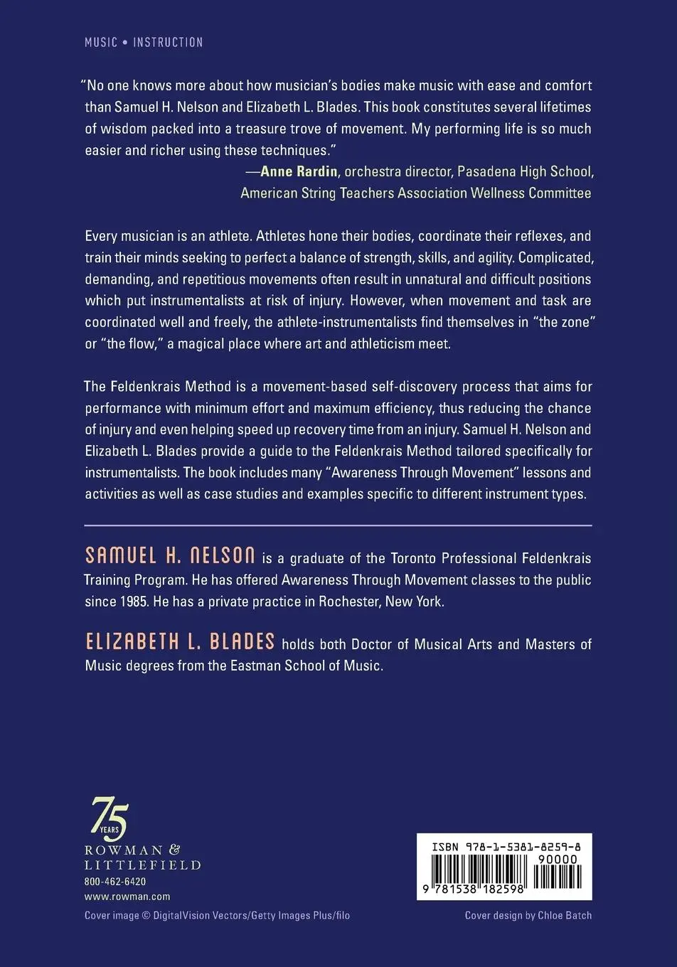 Rückseite: 9781538182598 | The Feldenkrais Method for Instrumentalists | Samuel H. Nelson (u. a.)