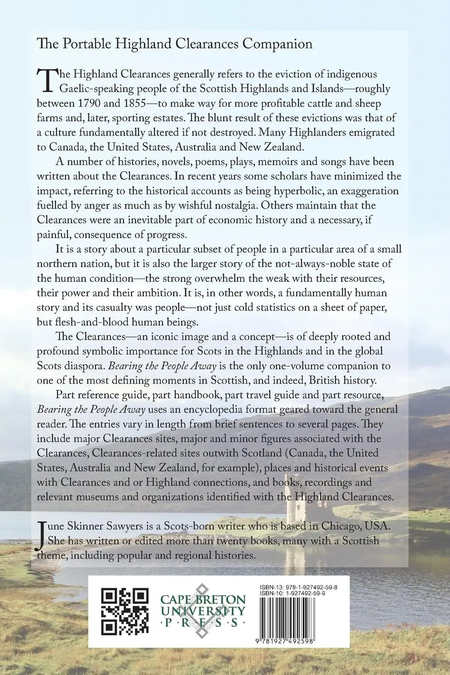 Rückseite: 9781927492598 | Bearing the People Away | The Portable Highland Clearances Companion