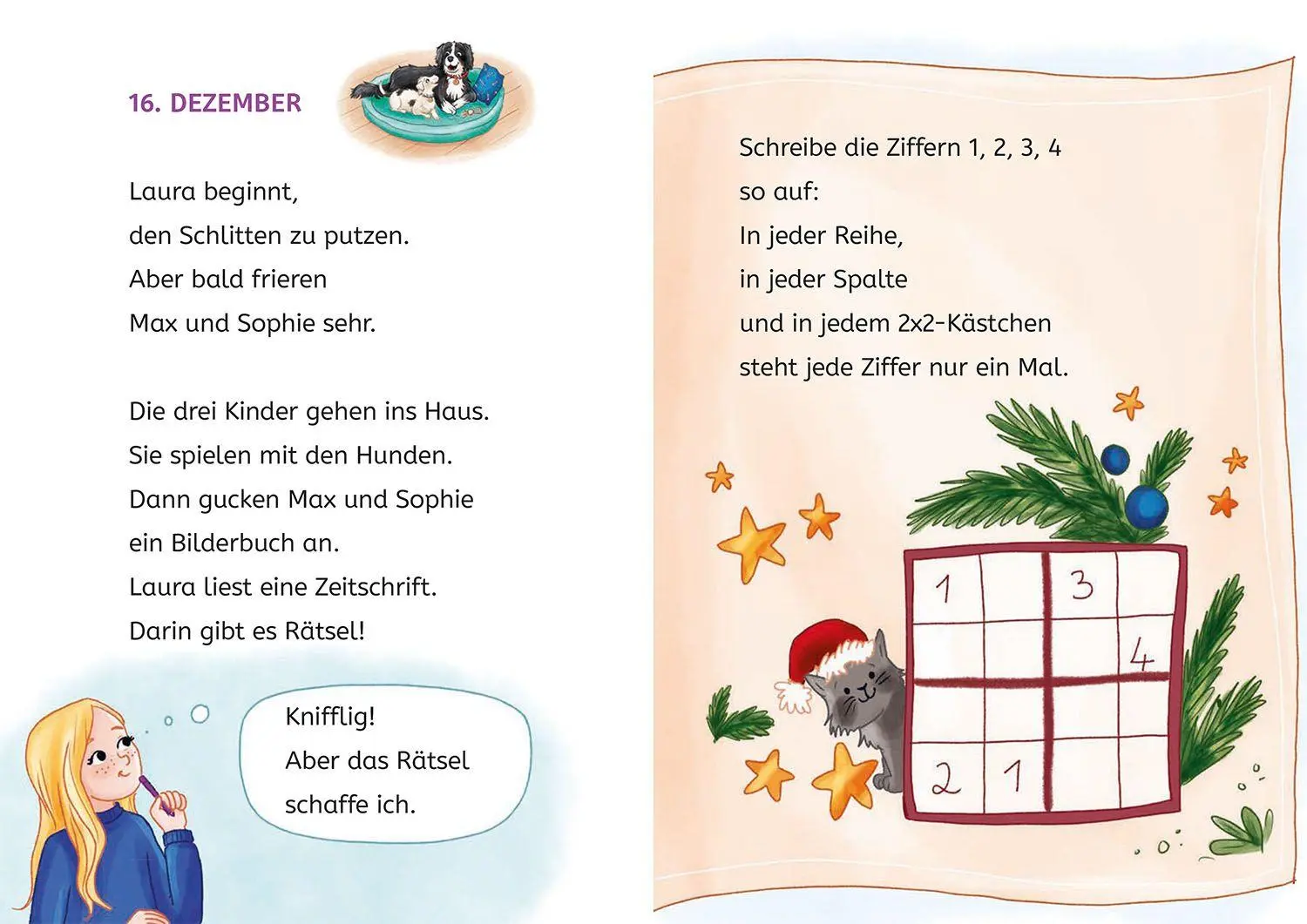 Bild: 9783440182598 | Sternenschweif, Bücherhelden 1. Klasse, Adventskalender, Der...
