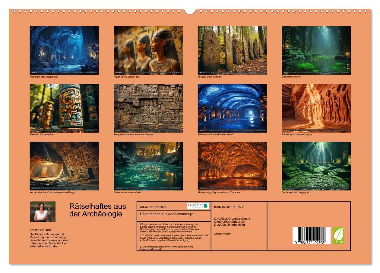 Bild: 9783457492598 | Rätselhaftes aus der Archäologie (hochwertiger Premium Wandkalender...