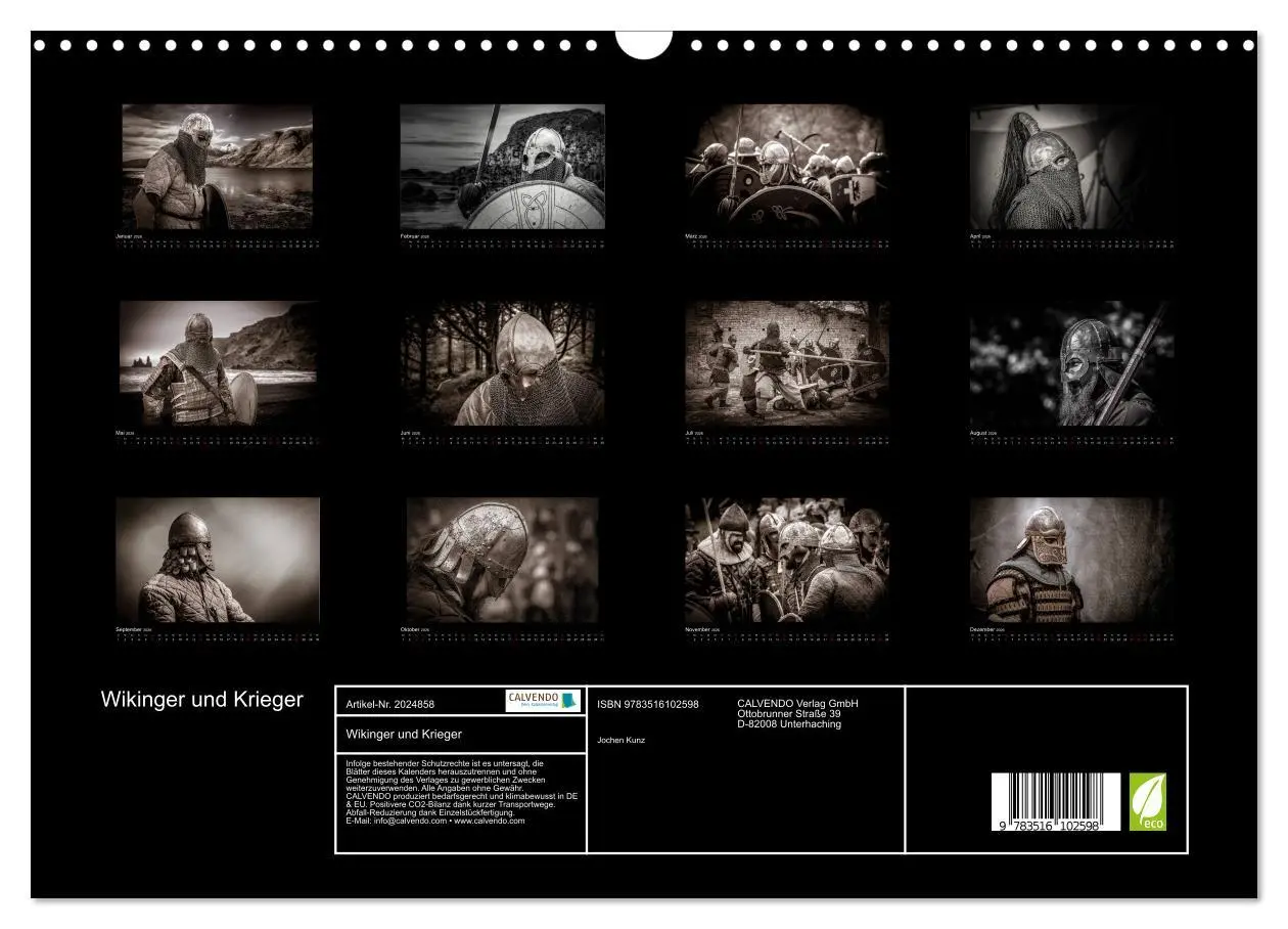 Bild: 9783516102598 | Wikinger und Krieger (Wandkalender 2026 DIN A3 quer), CALVENDO...
