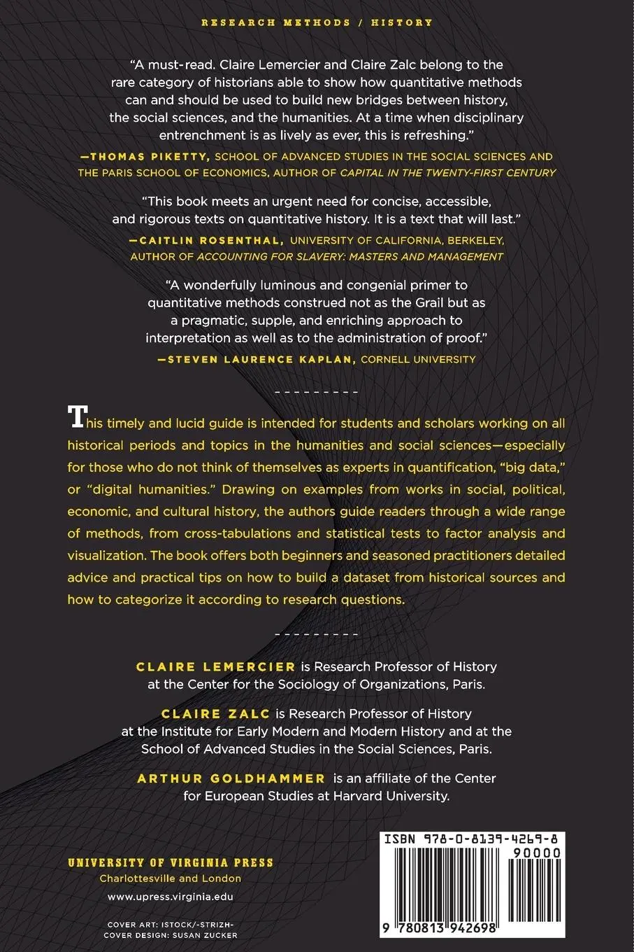 Rückseite: 9780813942698 | Quantitative Methods in the Humanities | An Introduction | Taschenbuch