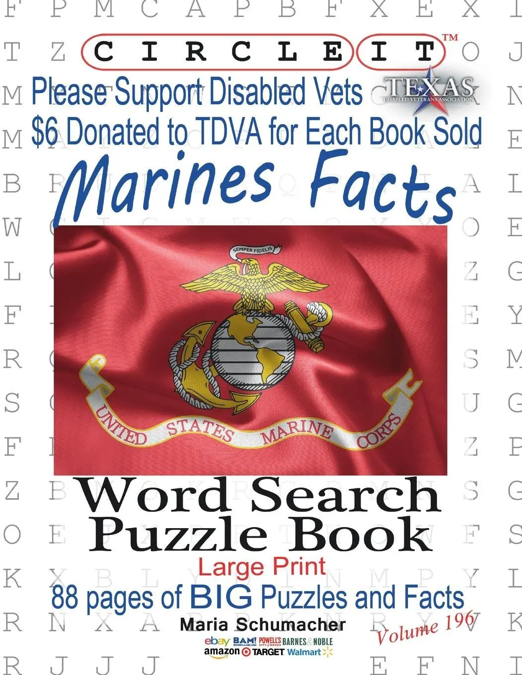 Cover: 9781945512698 | Circle It, US Marine Corps Facts, Word Search, Puzzle Book | Buch