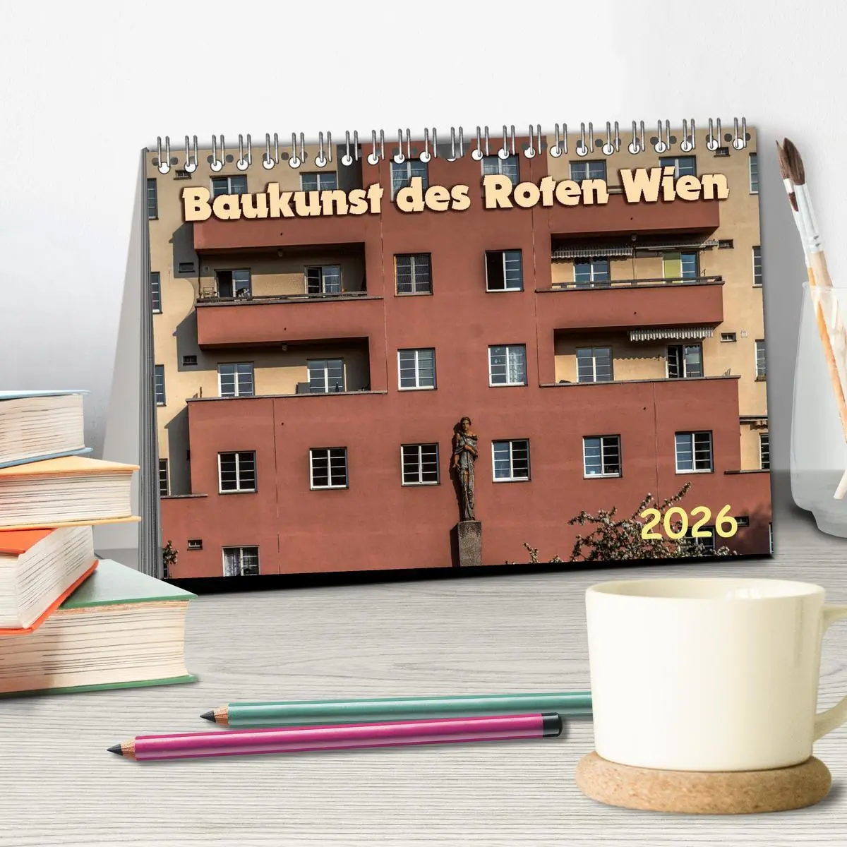 Bild: 9783457792698 | Baukunst des Roten Wien (Tischkalender 2026 DIN A5 quer), CALVENDO...