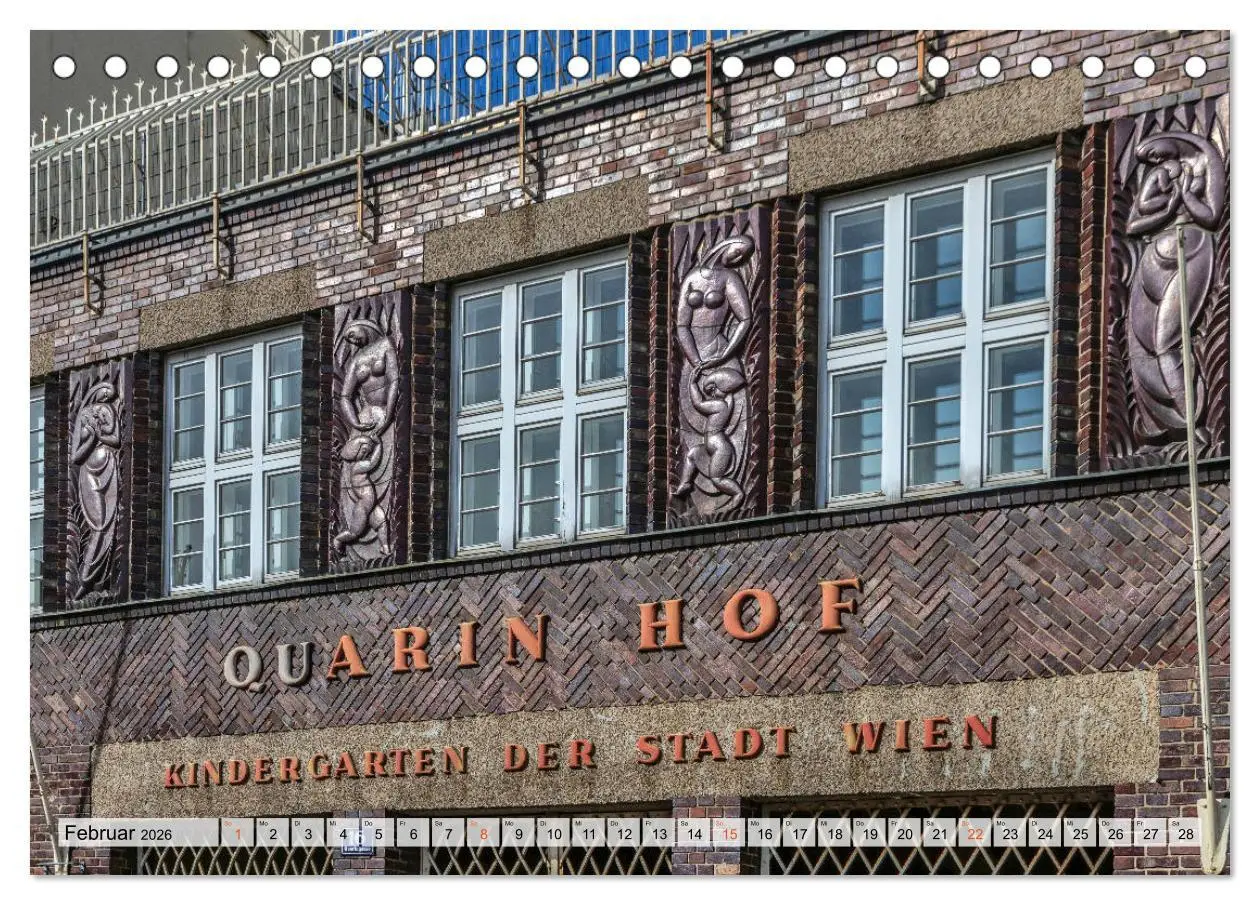 Bild: 9783457792698 | Baukunst des Roten Wien (Tischkalender 2026 DIN A5 quer), CALVENDO...
