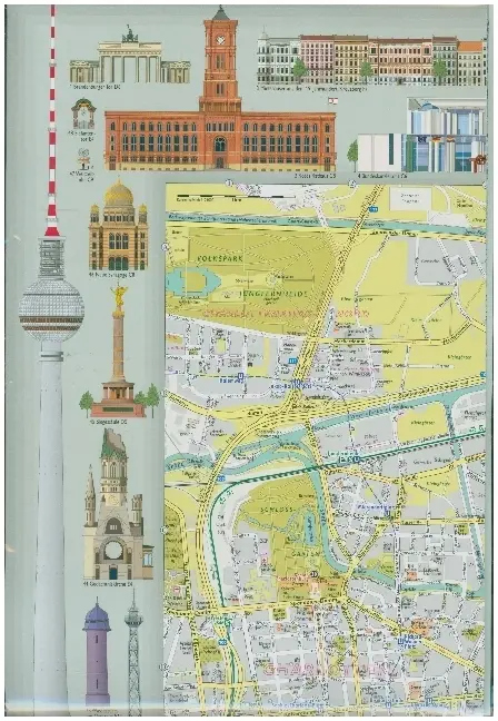 Cover: 9783933502698 | Berliner Wahrzeichenplan | (Land-)Karte | Deutsch | 2023