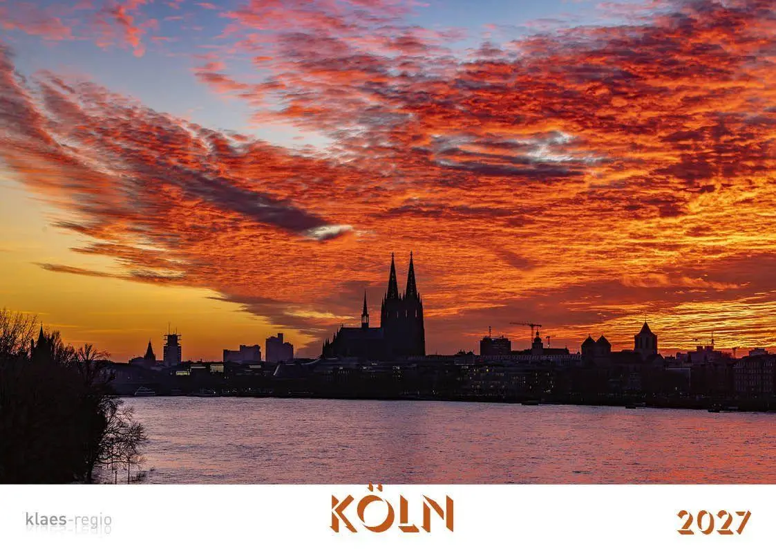 Cover: 9783965352698 | Köln 2027 Bildkalender A4 quer, spiralgebunden | Holger Klaes | 2027
