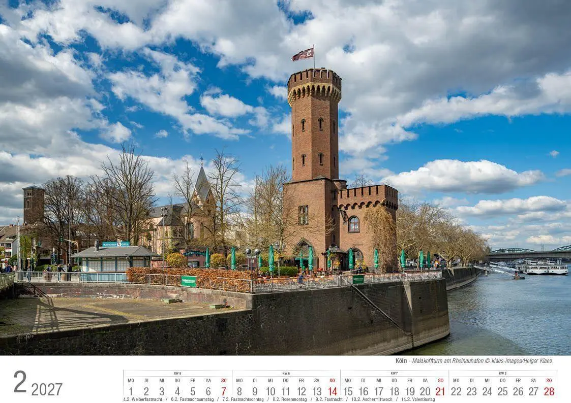Bild: 9783965352698 | Köln 2027 Bildkalender A4 quer, spiralgebunden | Holger Klaes | 2027