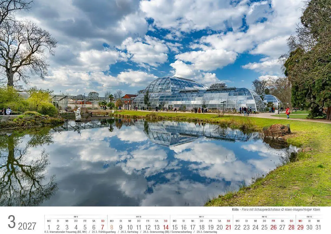 Bild: 9783965352698 | Köln 2027 Bildkalender A4 quer, spiralgebunden | Holger Klaes | 2027