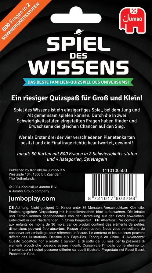 Bild: 8721017602798 | Spiel Des Wissens - Kartenspiel Euro Hook | Spiel | Spiralbindung