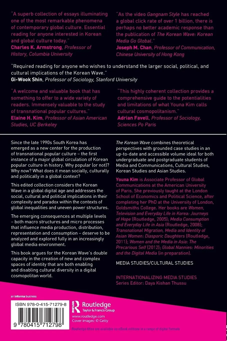 Rückseite: 9780415712798 | The Korean Wave | Korean Media Go Global | Youna Kim | Taschenbuch