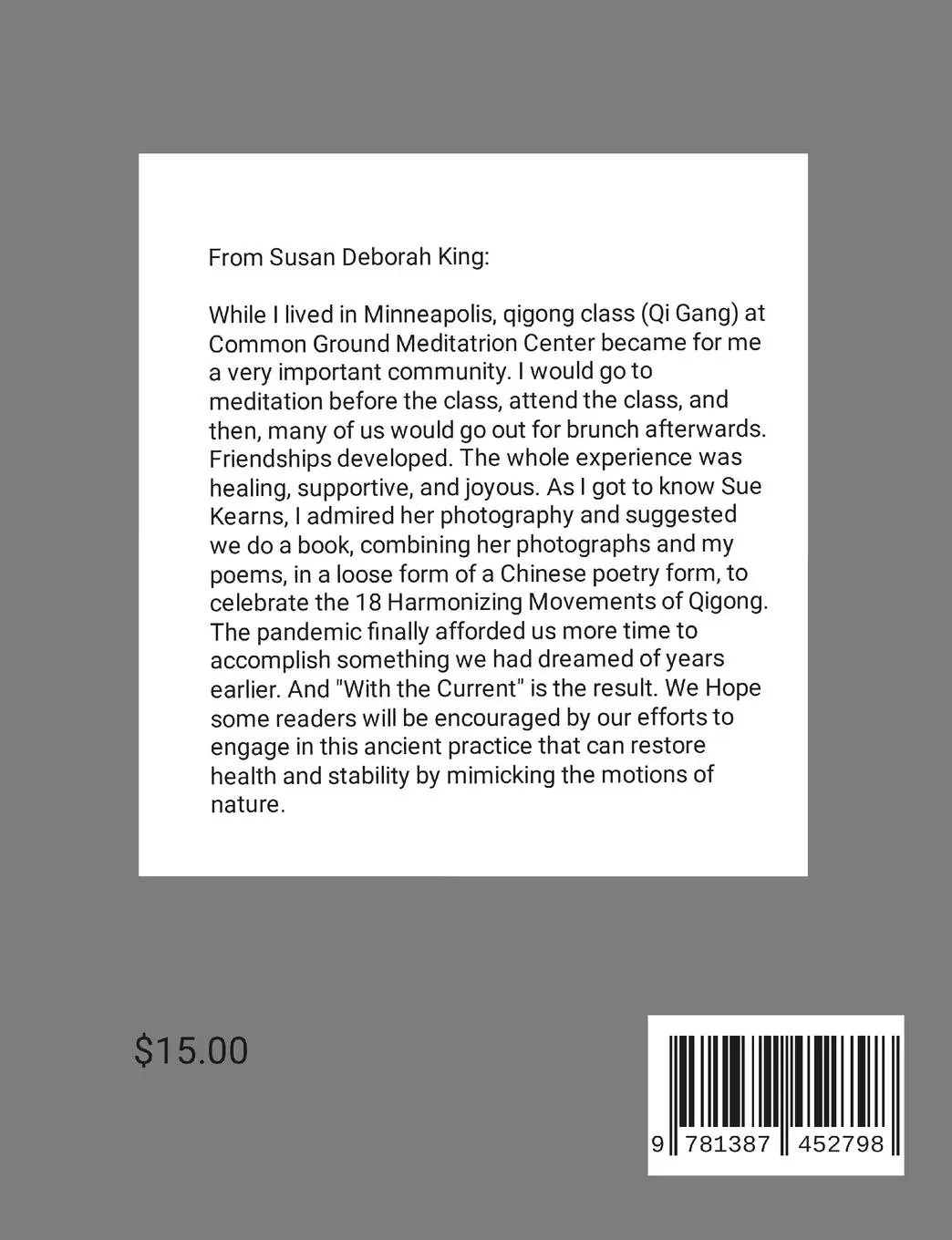Rückseite: 9781387452798 | With the Current | Susan Deborah King | Taschenbuch | Englisch | 2023