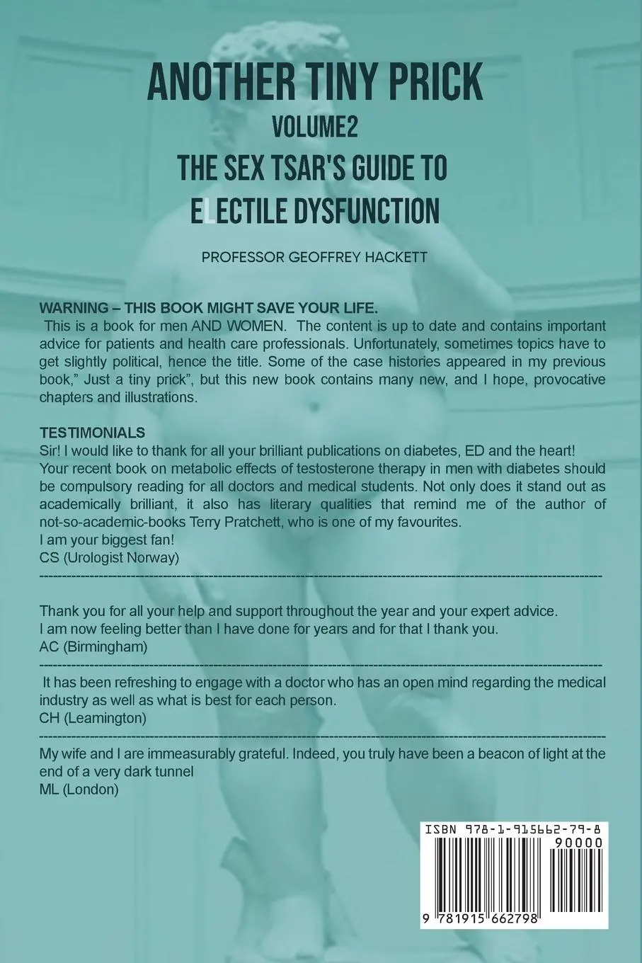 Rückseite: 9781915662798 | Another Tiny Prick | The Sex Tsar's Guide to Electile Dysfunction