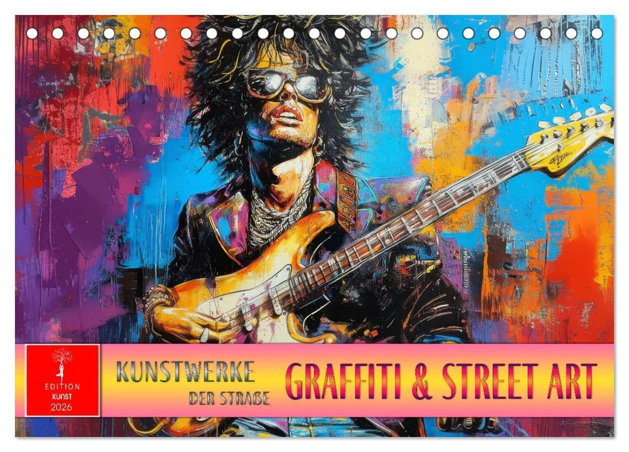 Cover: 9783457302798 | Graffiti &amp; Street Art - Kunstwerke der Straße (Tischkalender 2026...