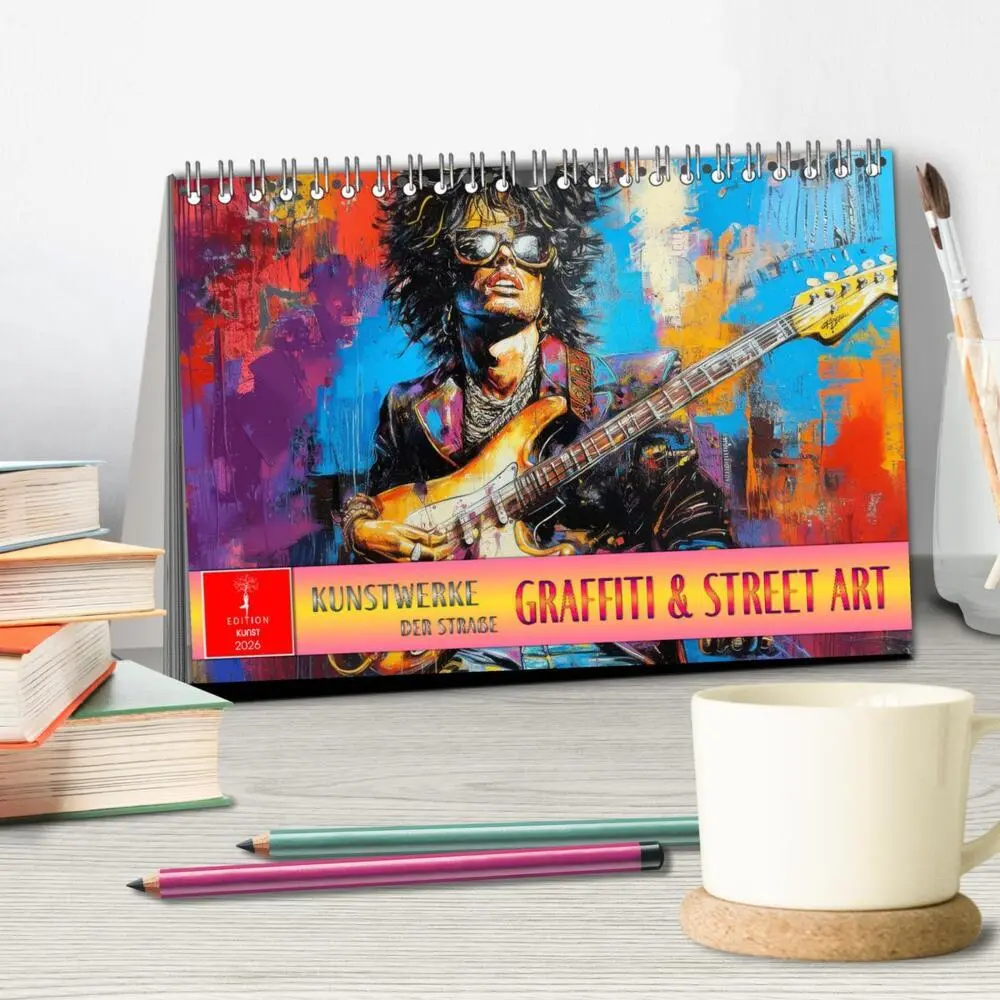 Bild: 9783457302798 | Graffiti &amp; Street Art - Kunstwerke der Straße (Tischkalender 2026...