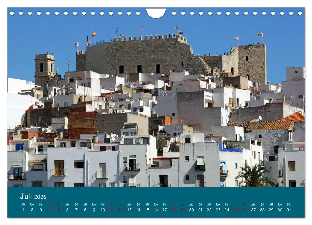 Bild: 9783457612798 | Peniscola - Gelebte Geschichte (Wandkalender 2026 DIN A4 quer),...