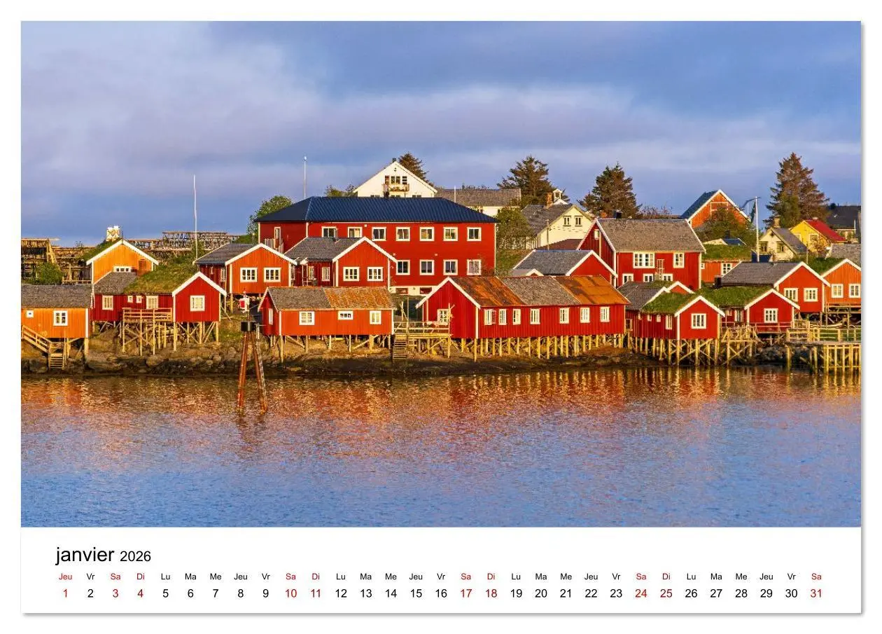 Bild: 9783516632798 | Lofoten - Îles de rêve norvégiennes (Calendrier de bureau 2026 DIN...