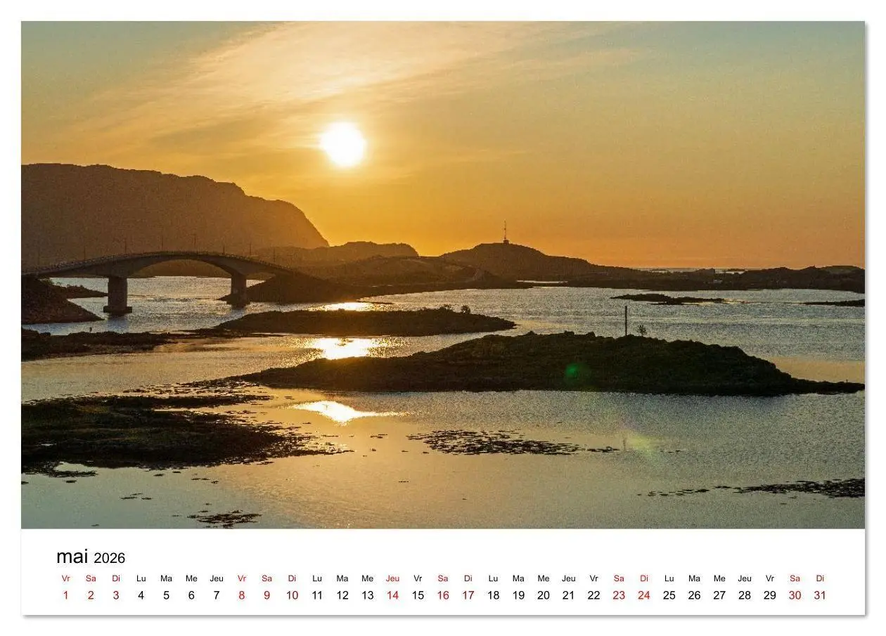 Bild: 9783516632798 | Lofoten - Îles de rêve norvégiennes (Calendrier de bureau 2026 DIN...