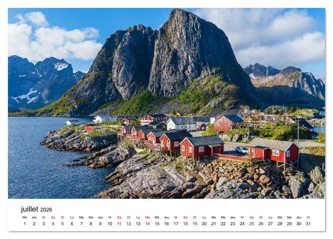 Bild: 9783516632798 | Lofoten - Îles de rêve norvégiennes (Calendrier de bureau 2026 DIN...