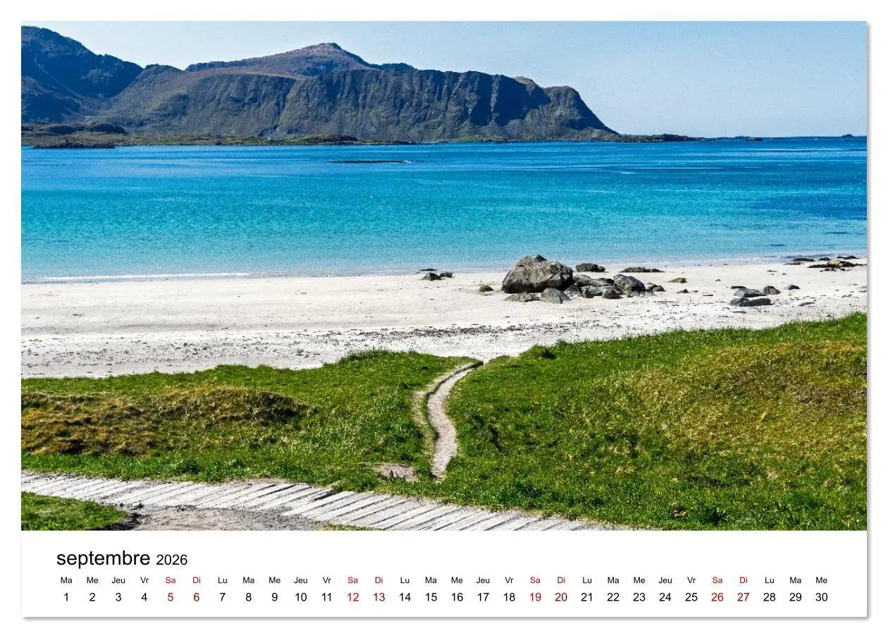 Bild: 9783516632798 | Lofoten - Îles de rêve norvégiennes (Calendrier de bureau 2026 DIN...
