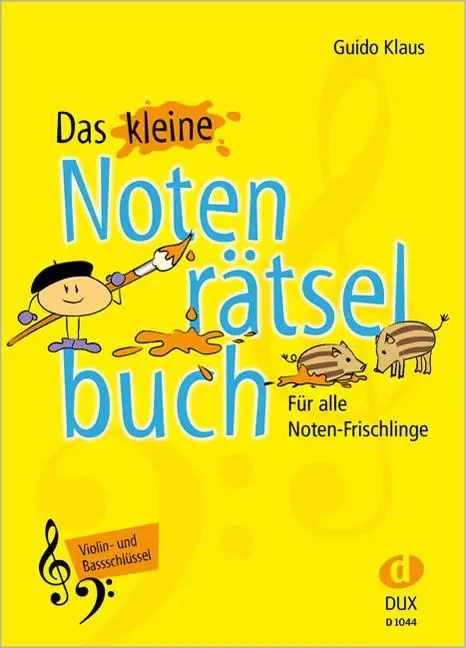 Cover: 9783868492798 | Das kleine Notenrätselbuch | Violin- und Bassschlüssel | Guido Klaus