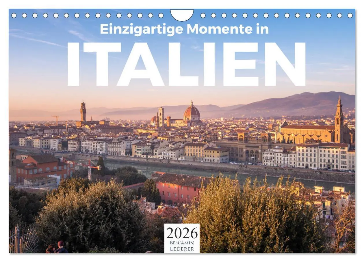 Cover: 9783457772898 | Einzigartige Momente in Italien. (Wandkalender 2026 DIN A4 quer),...