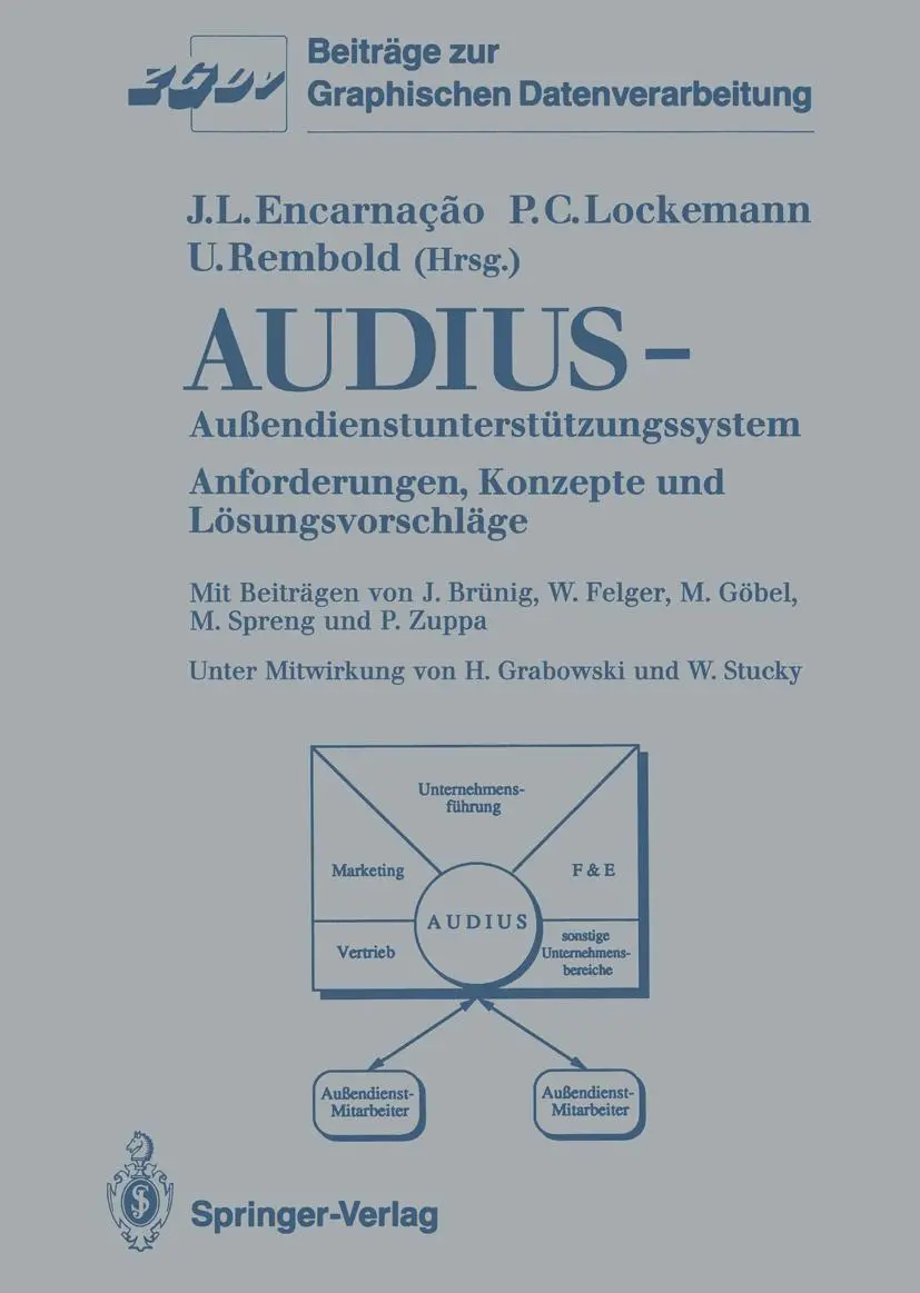 Cover: 9783540522898 | Audius-Außendienstunterstützungssystem | Ulrich Rembold (u. a.) | Buch