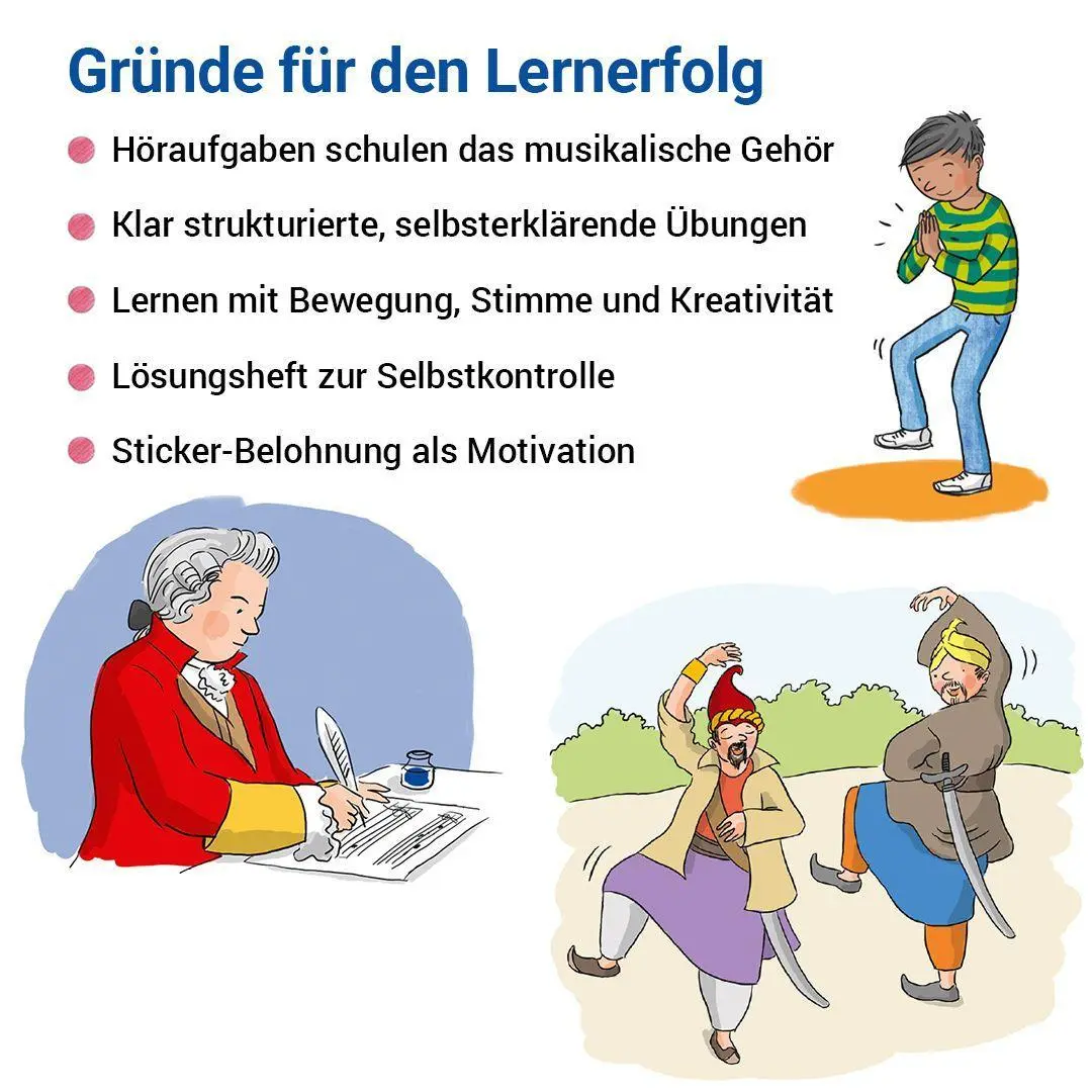 Bild: 9783619372898 | Das Übungsheft Musik 3/4 | Noten, Instrumente, Komponisten | Junge