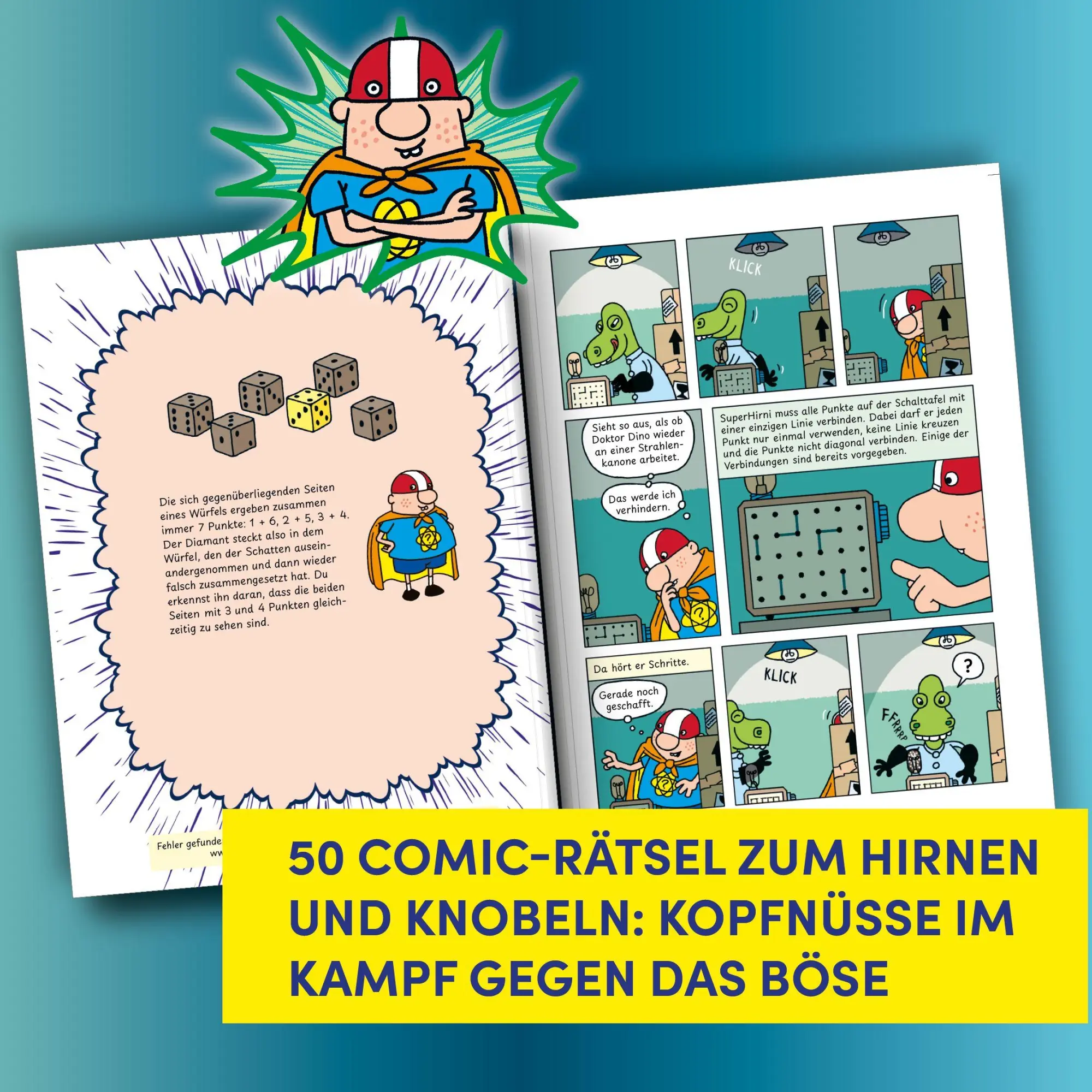 Bild: 9783735892898 | SuperHirni in kniffliger Mission. Kopfnüsse im Kampf gegen das Böse