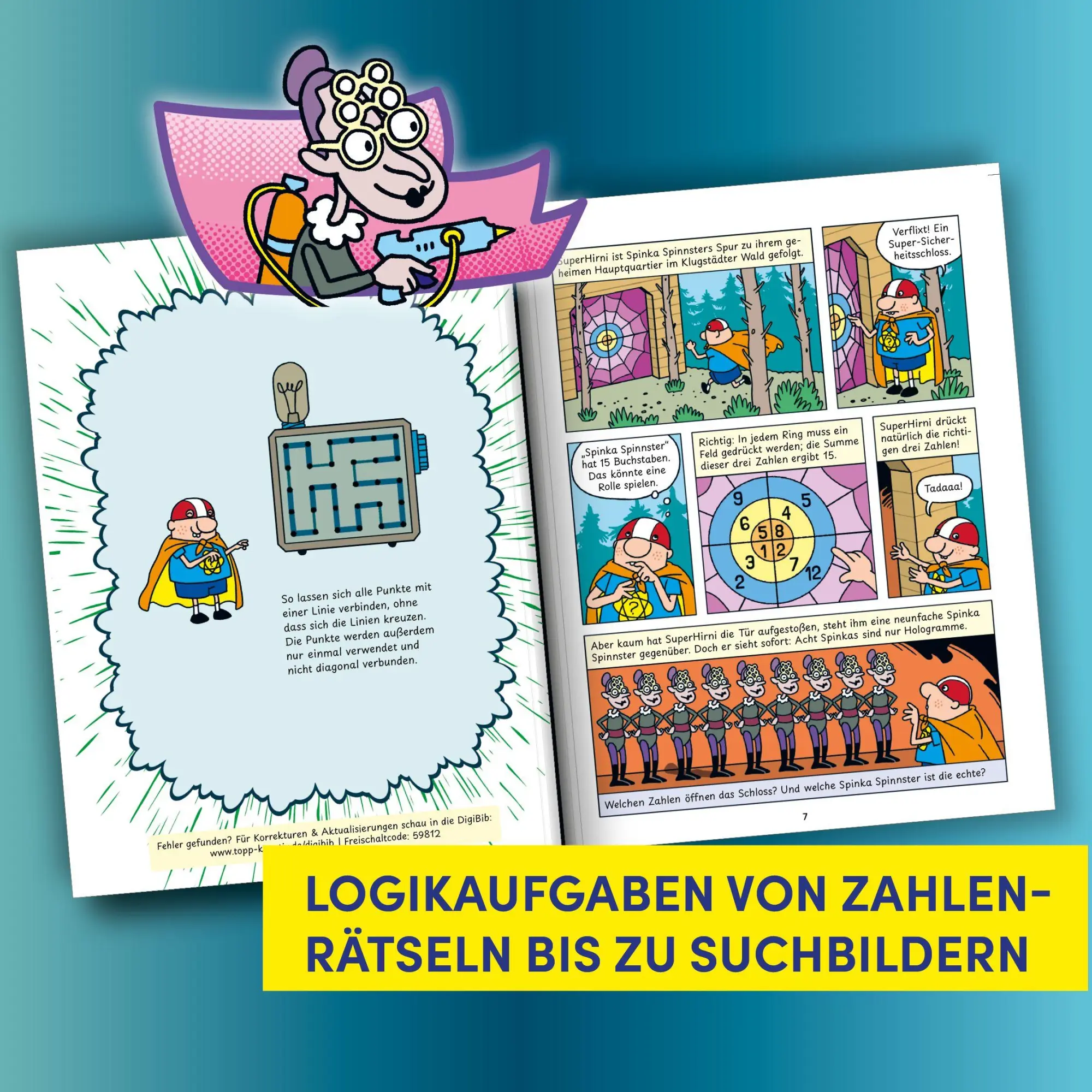 Bild: 9783735892898 | SuperHirni in kniffliger Mission. Kopfnüsse im Kampf gegen das Böse