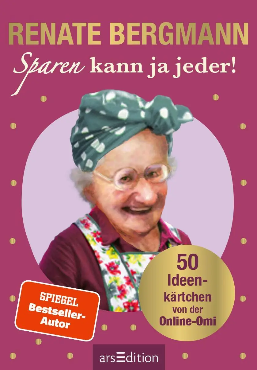 Bild: 9783845852898 | Sparen kann ja jeder! | 50 Ideenkärtchen von der Online-Omi | Bergmann