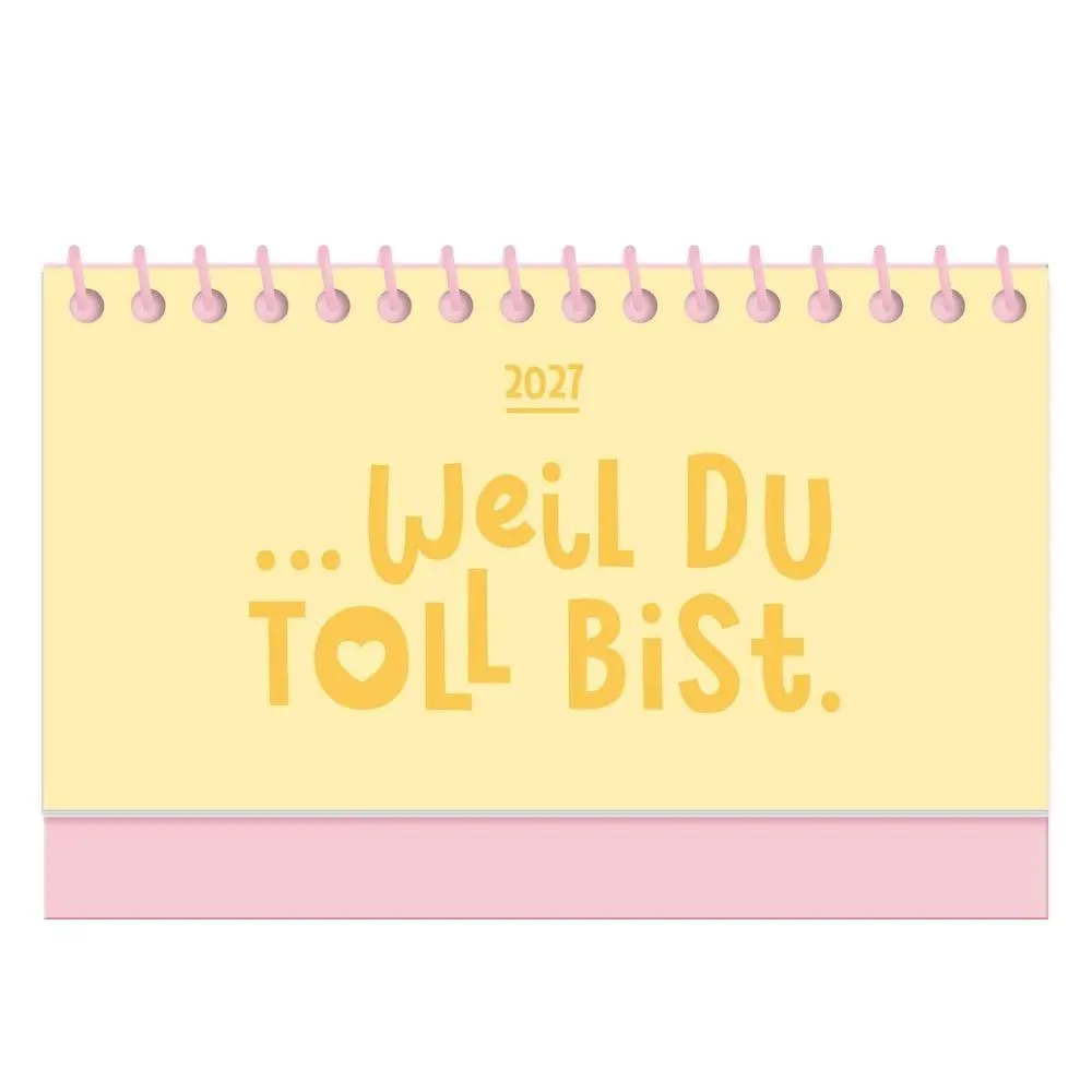 Cover: 9783986362898 | Mini-Kalender Colour Up 2027 Weil du toll bist | Mini-Kalender | 12 S.
