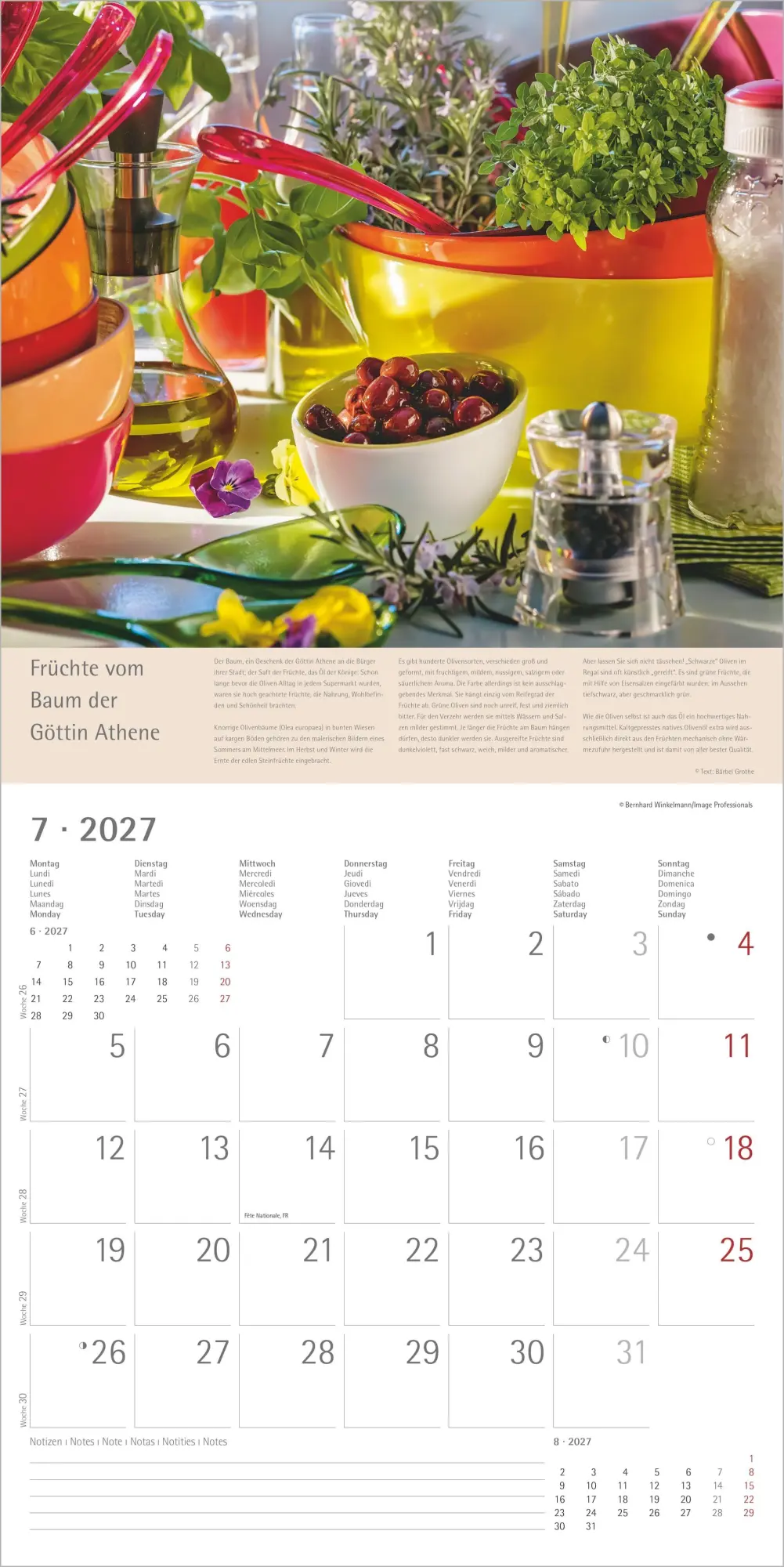 Bild: 4069095012998 | Kräuter und Gewürze 2027 | Neumann Verlage GmbH &amp; Co KG | Kalender