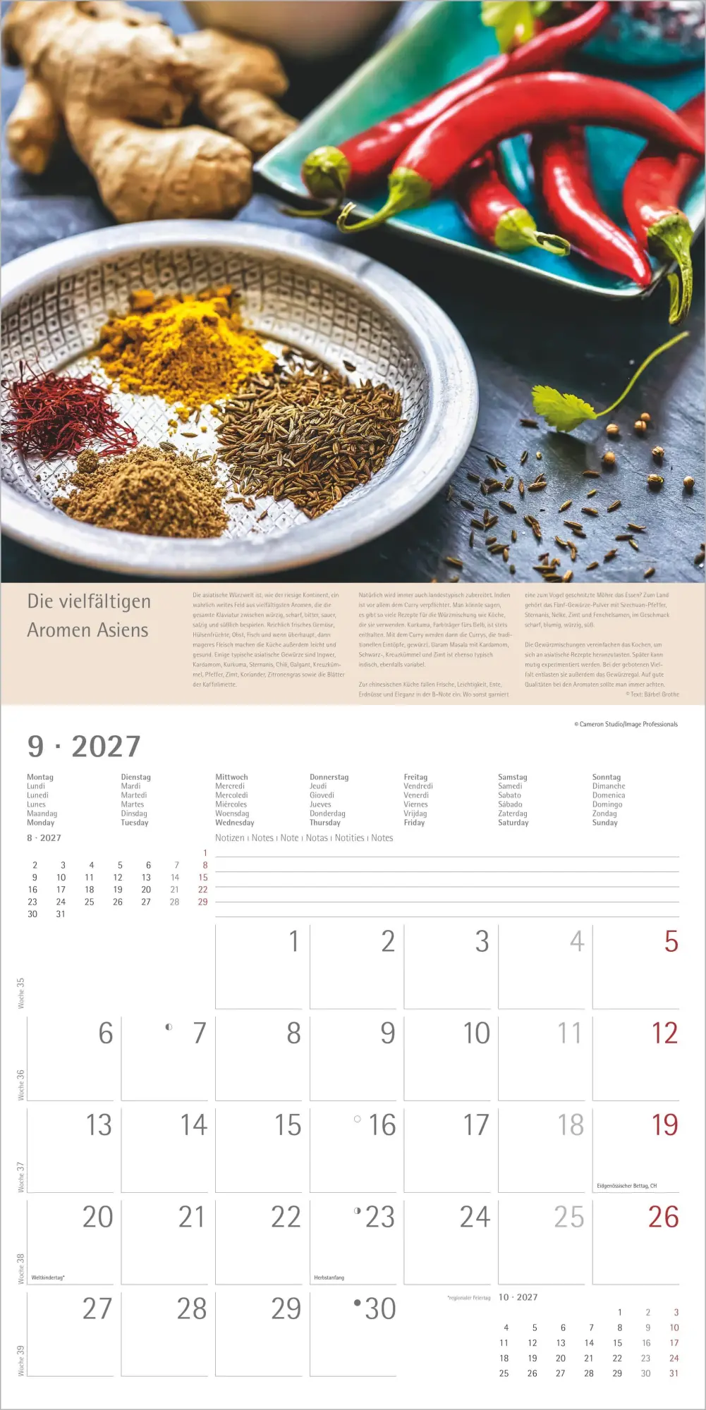 Bild: 4069095012998 | Kräuter und Gewürze 2027 | Neumann Verlage GmbH &amp; Co KG | Kalender