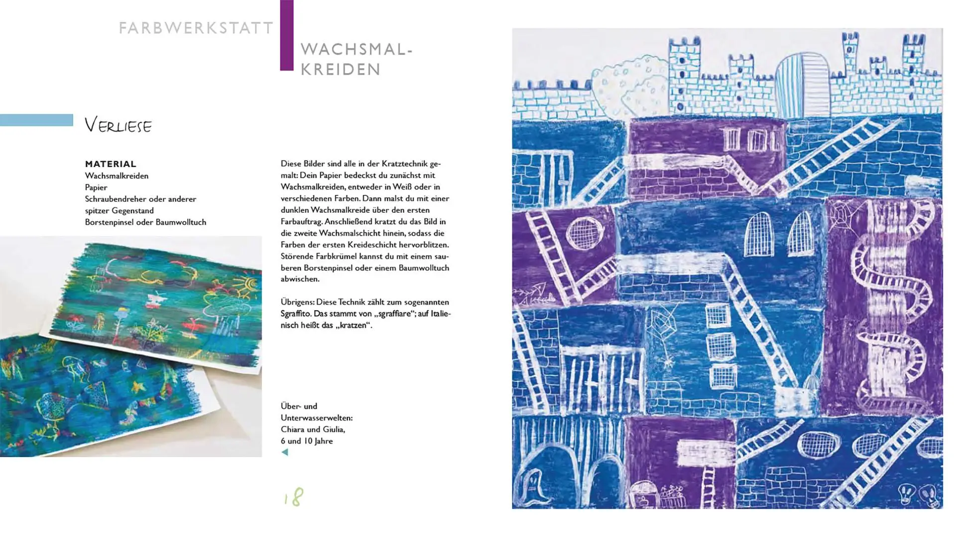Bild: 9783258602998 | Kinder-Werkstatt Farbe und Papier | Eva Hauck | Taschenbuch | 96 S.