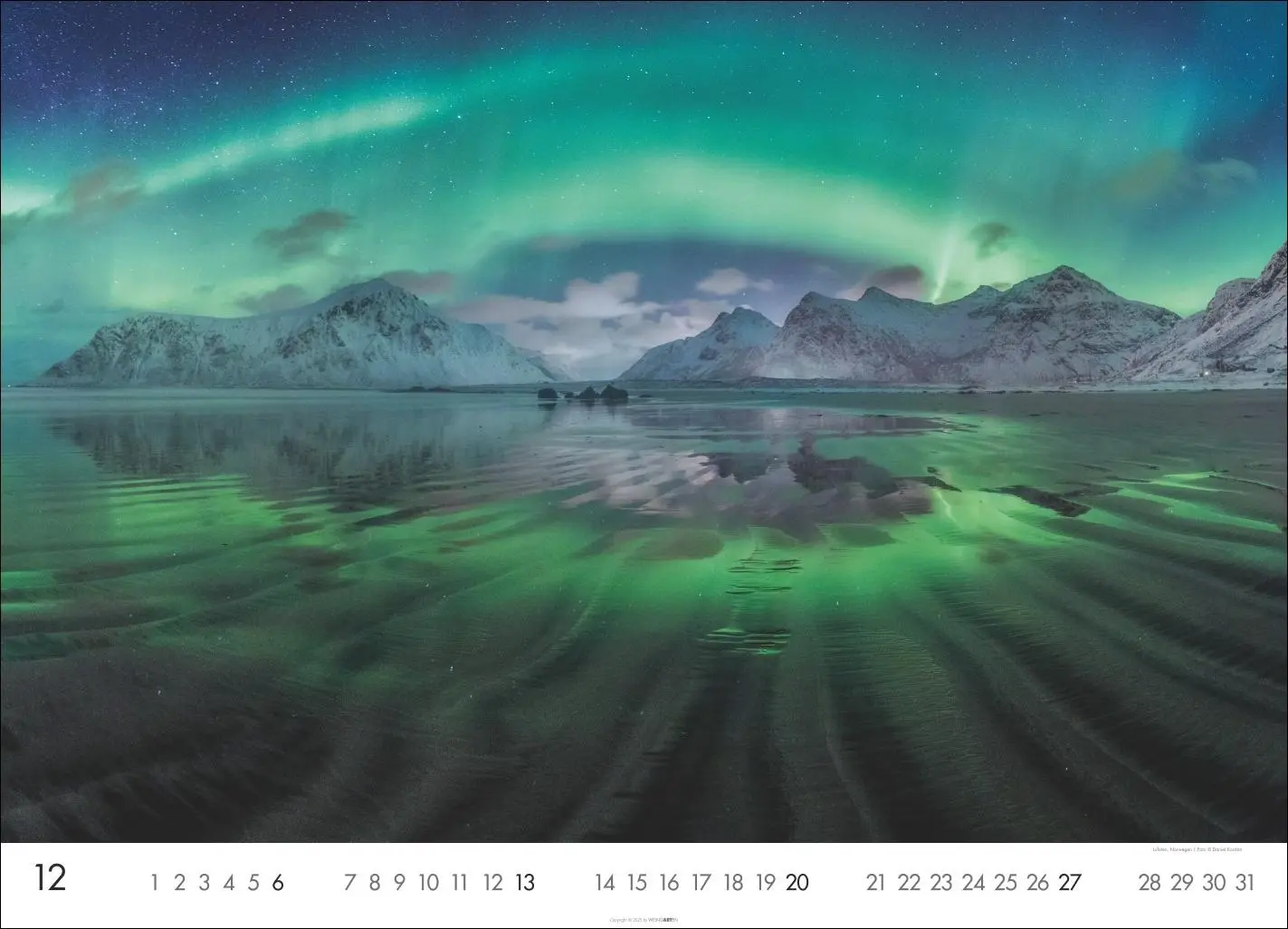 Bild: 9783839902998 | Die Erde Kalender 2026 | Daniel Kordan | Kalender | Spiralbindung