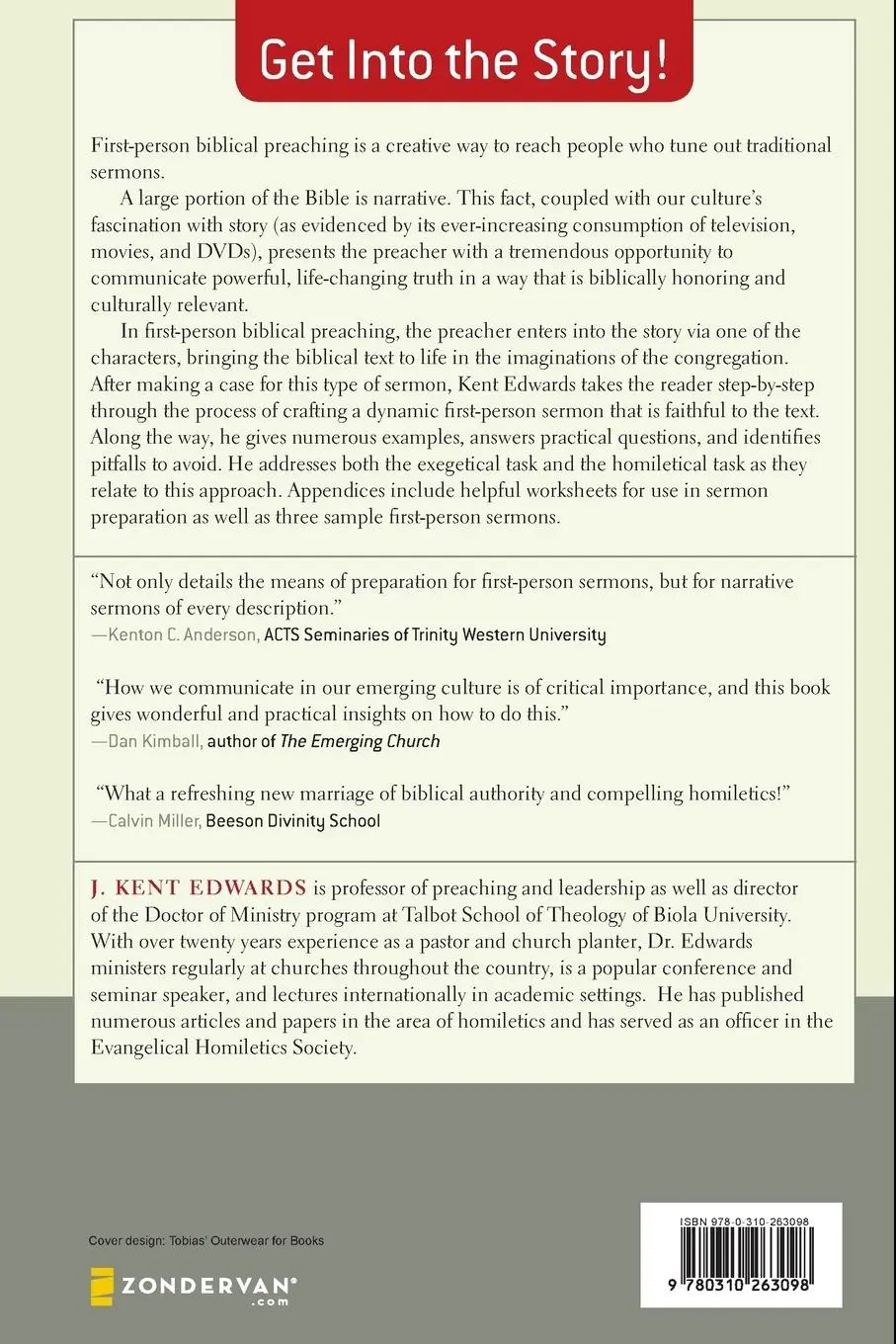 Rückseite: 9780310263098 | The Effective First-Person Biblical Preaching | J. Kent Edwards | Buch