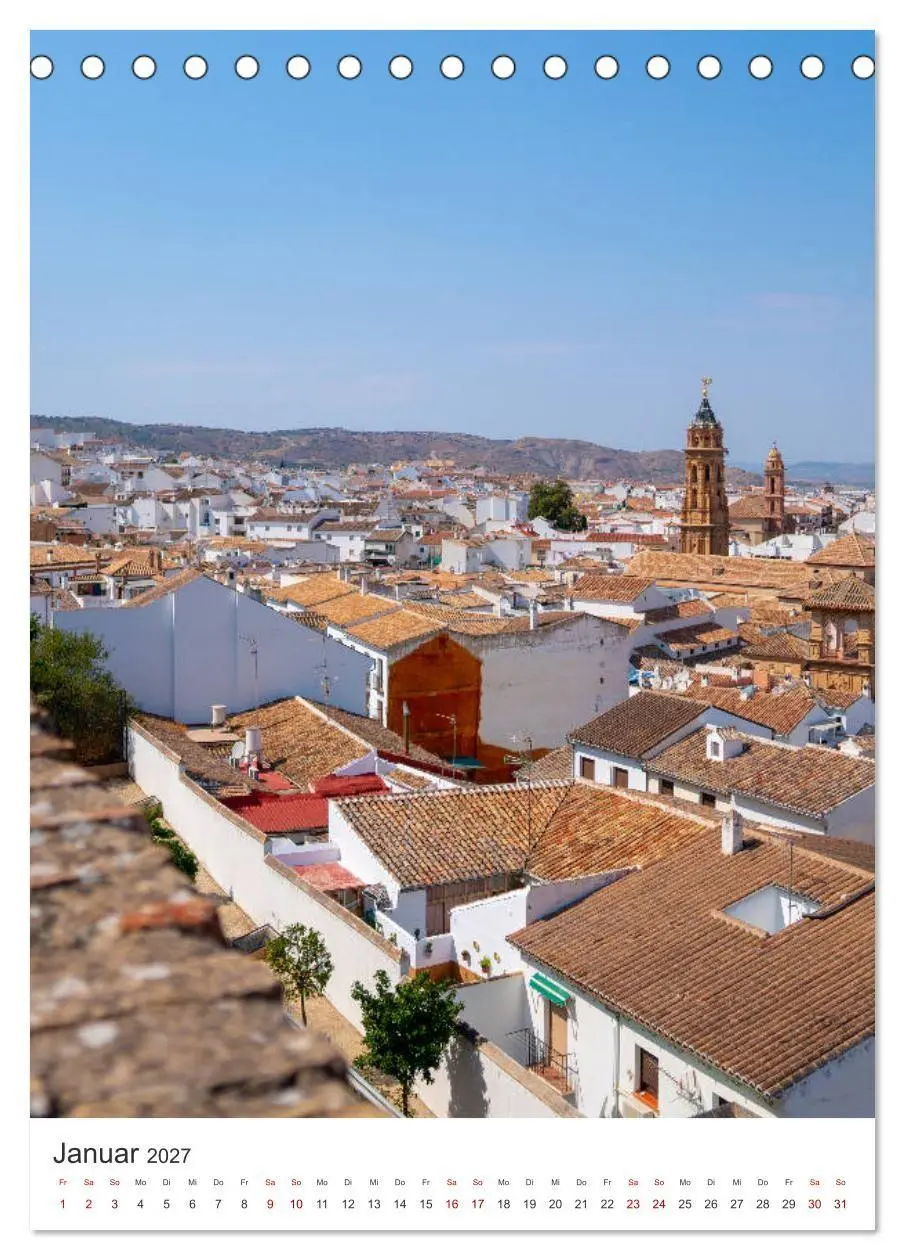 Bild: 9783569693098 | Schönes Andalusien (Tischkalender 2027 DIN A5 hoch), CALVENDO...