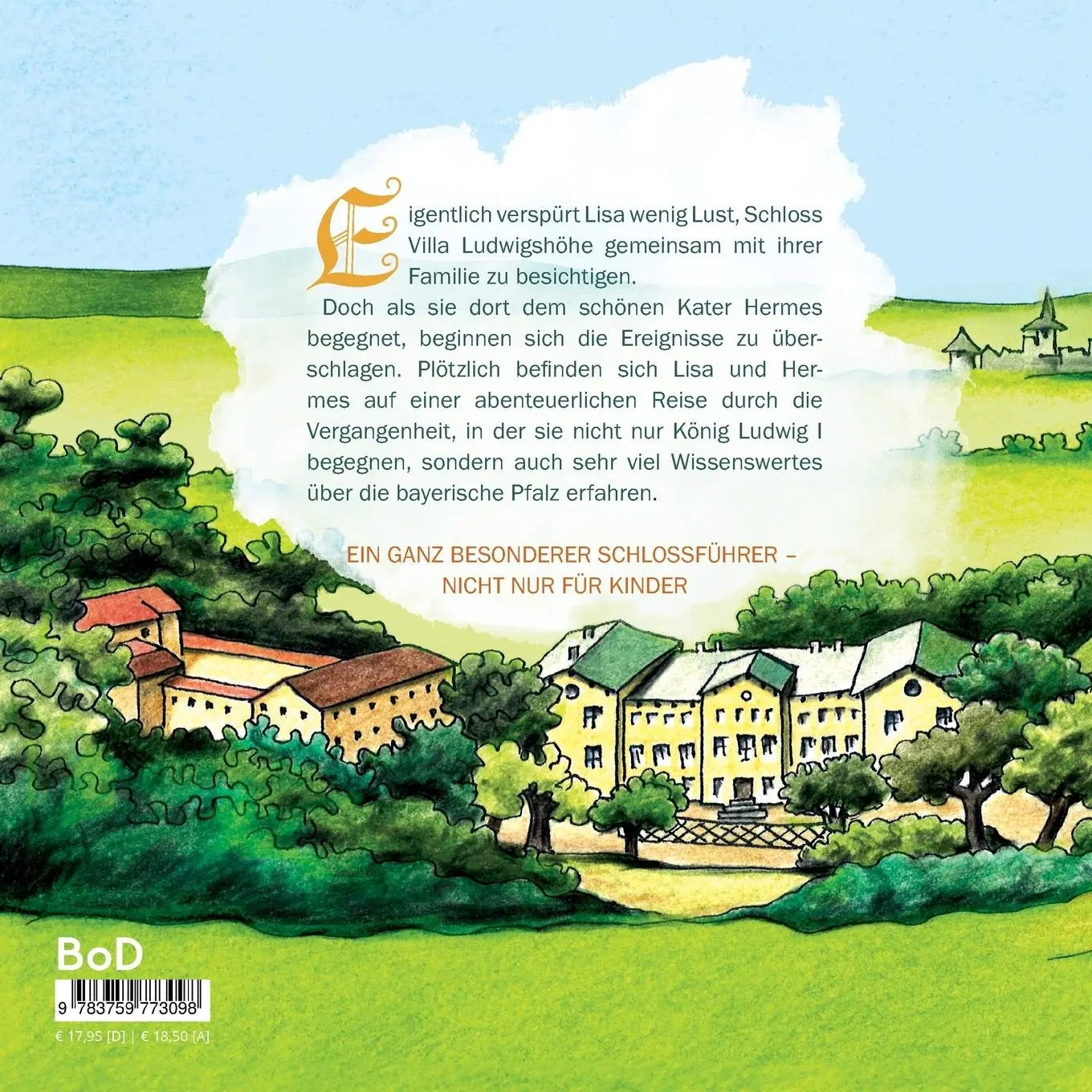 Rückseite: 9783759773098 | Zeitreisende | Mit Lisa und Hermes auf Schloss Villa Ludwigshöhe