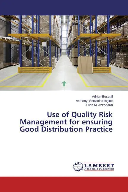 Cover: 9783848493098 | Use of Quality Risk Management for ensuring Good Distribution Practice