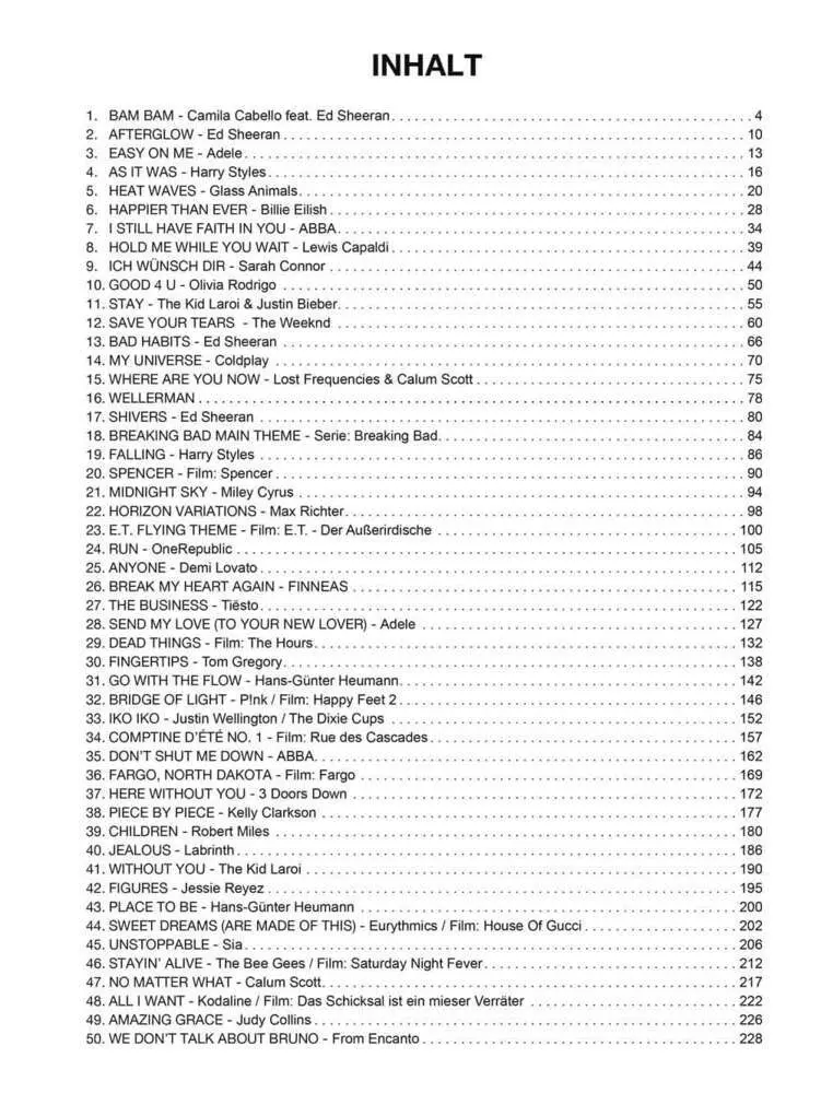 Bild: 9783954563098 | Piano gefällt mir! 11 - 50 Chart und Film Hits | Hal Leonard Europe