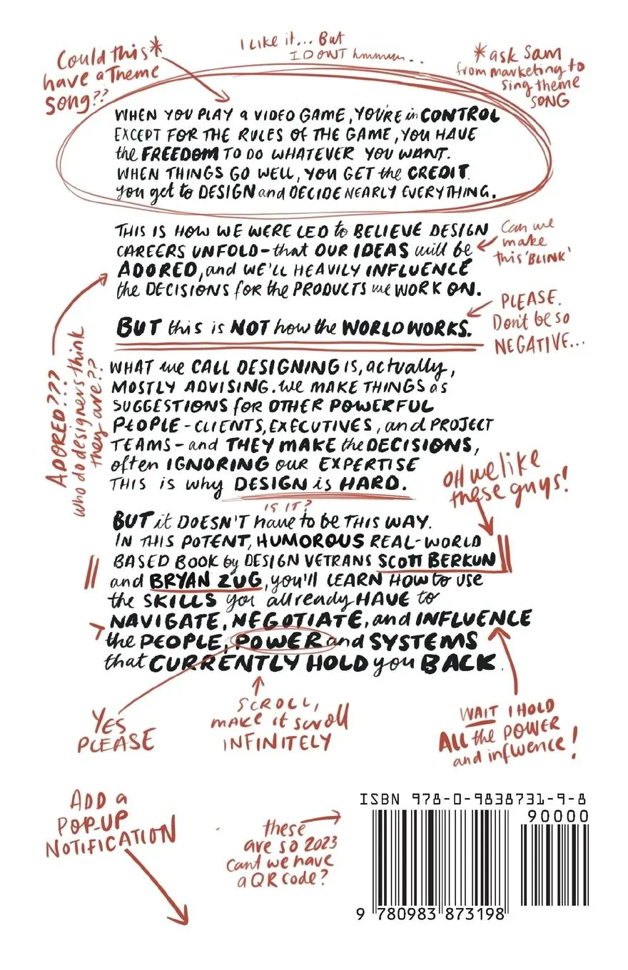 Rückseite: 9780983873198 | Why Design Is Hard | Scott Berkun (u. a.) | Taschenbuch | Englisch