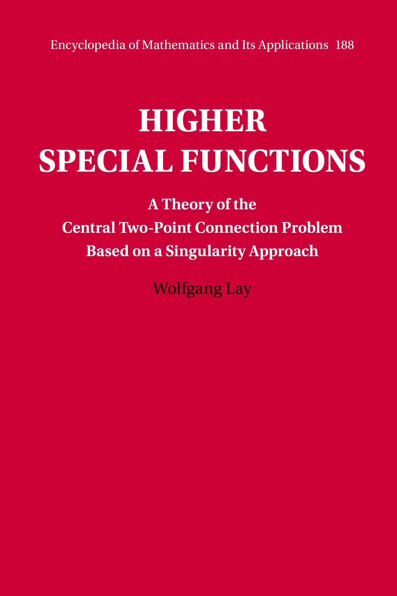 Cover: 9781009123198 | Higher Special Functions | Wolfgang Lay | Buch | Englisch | 2024