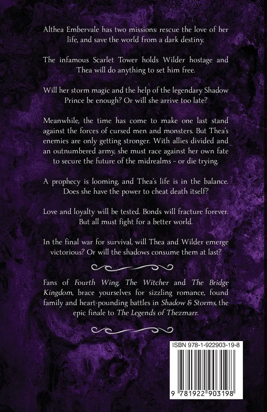 Rückseite: 9781922903198 | Shadow &amp; Storms | An epic romantic fantasy | Helen Scheuerer | Buch