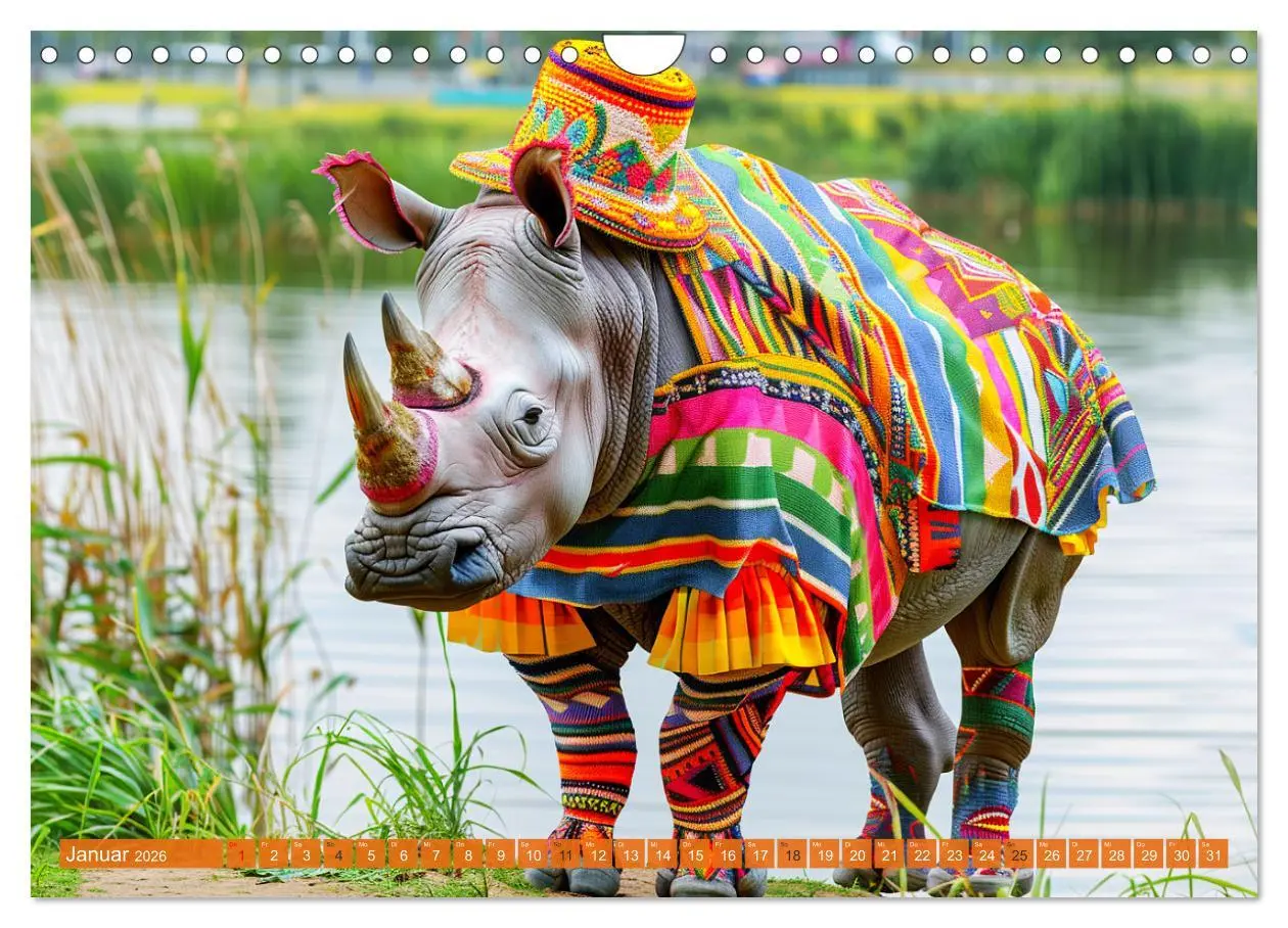 Bild: 9783457333198 | Big &amp; Beautiful. Tierische Plus Size Models. Elefanten und Co....