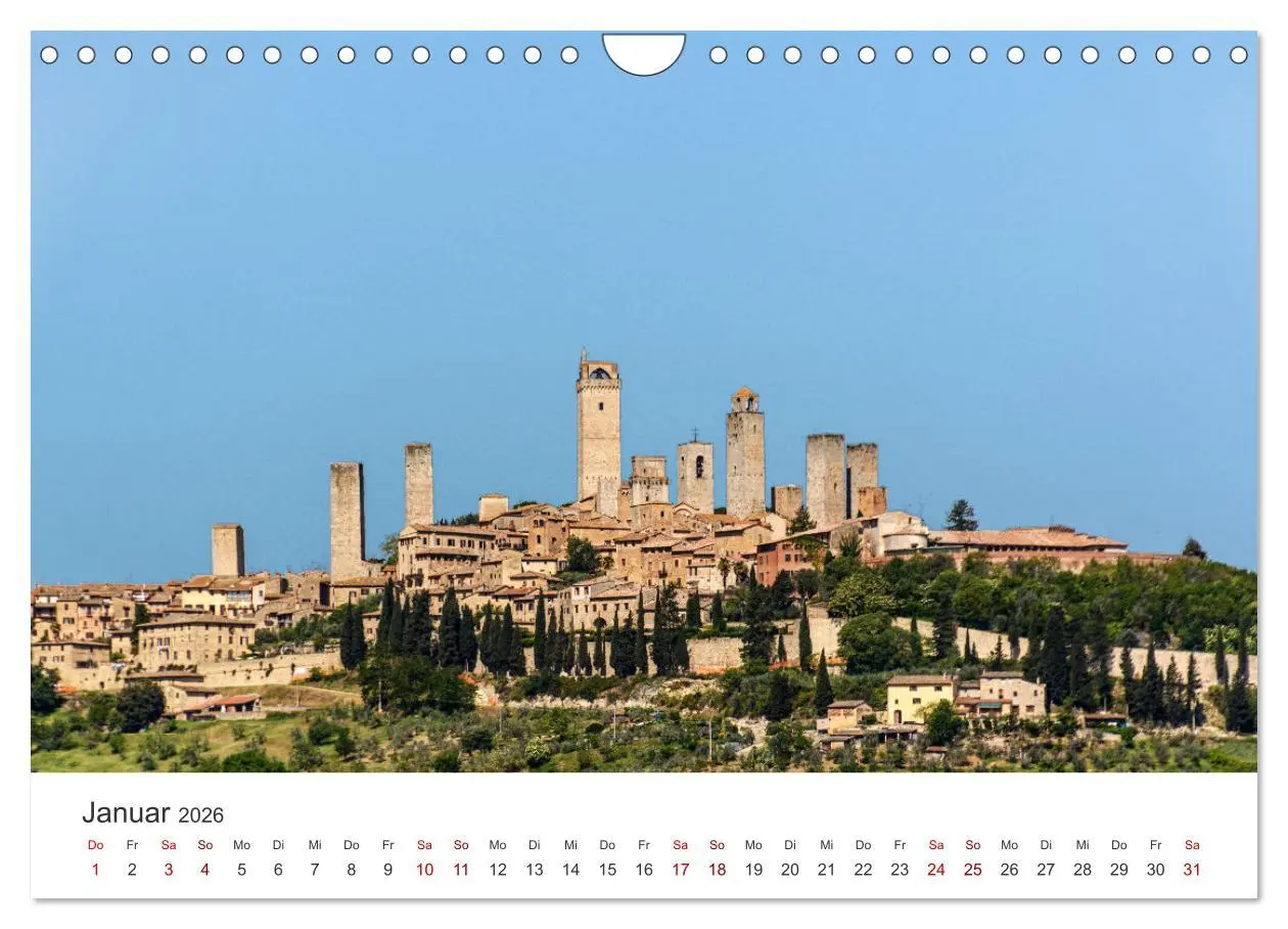 Bild: 9783457573198 | Südliche Toskana (Wandkalender 2026 DIN A4 quer), CALVENDO...
