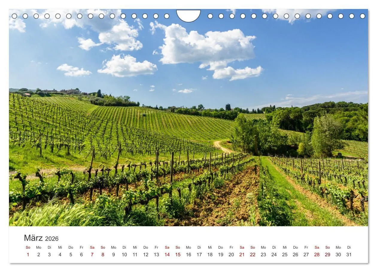 Bild: 9783457573198 | Südliche Toskana (Wandkalender 2026 DIN A4 quer), CALVENDO...