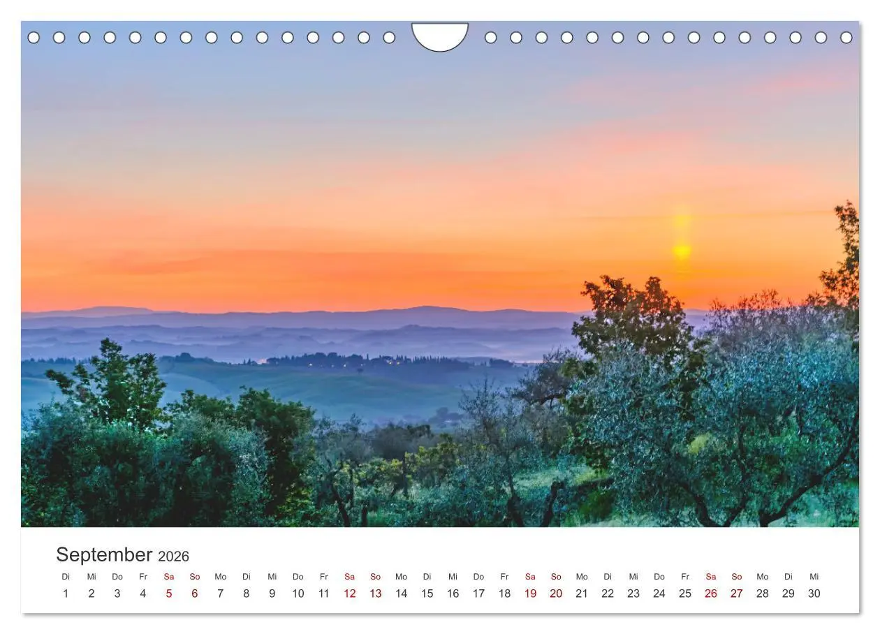 Bild: 9783457573198 | Südliche Toskana (Wandkalender 2026 DIN A4 quer), CALVENDO...