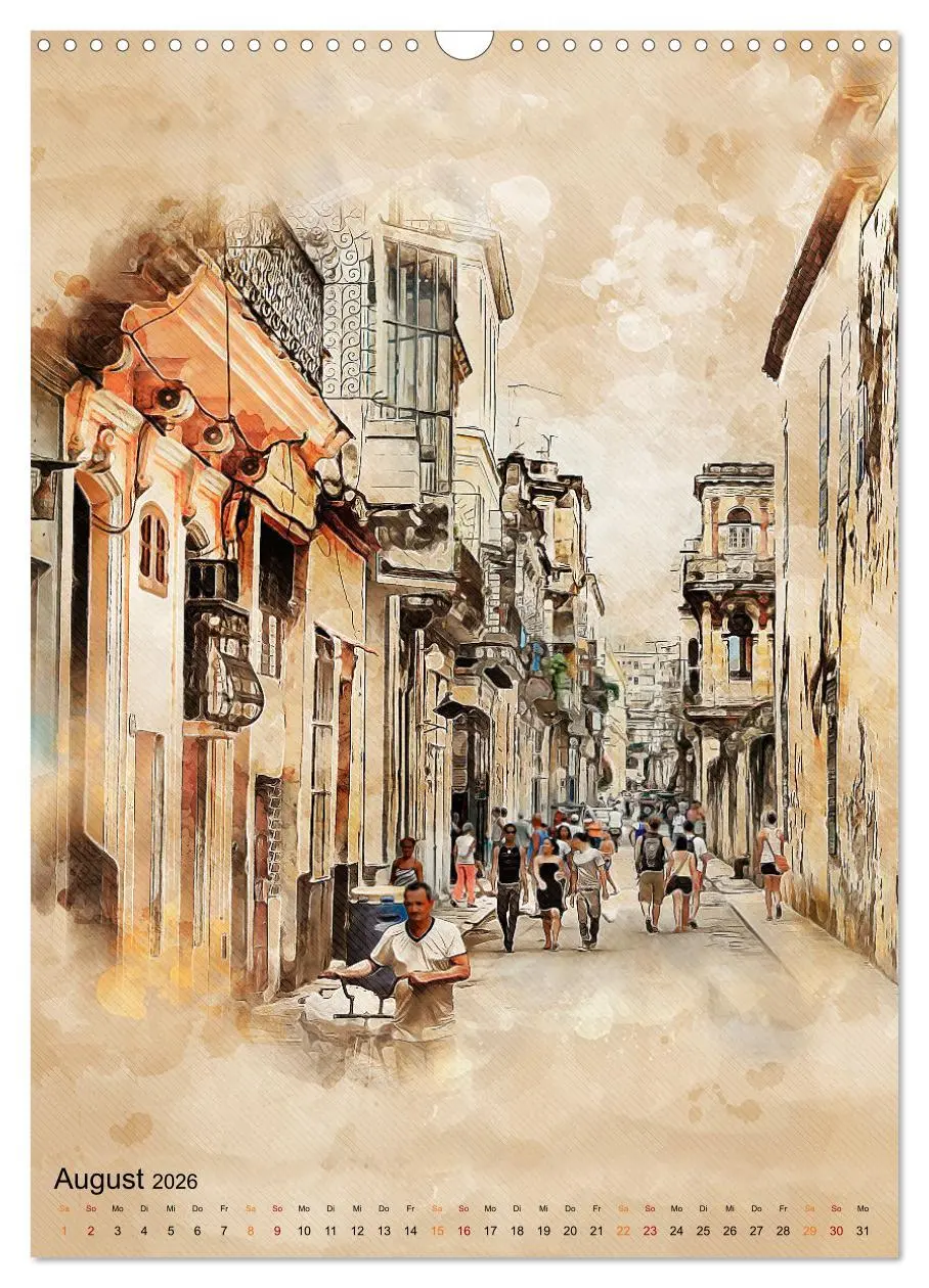 Bild: 9783516353198 | Cuba Retro Kalender (Wandkalender 2026 DIN A3 hoch), CALVENDO...