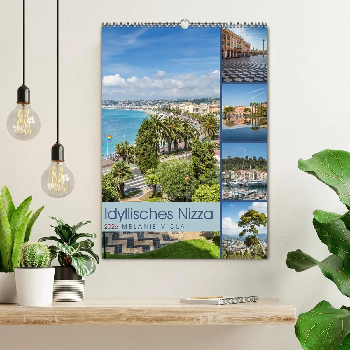Bild: 9783516423198 | Idyllisches Nizza (Wandkalender 2026 DIN A2 hoch), CALVENDO...